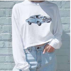 nwot brandy corey motor show 1984 top